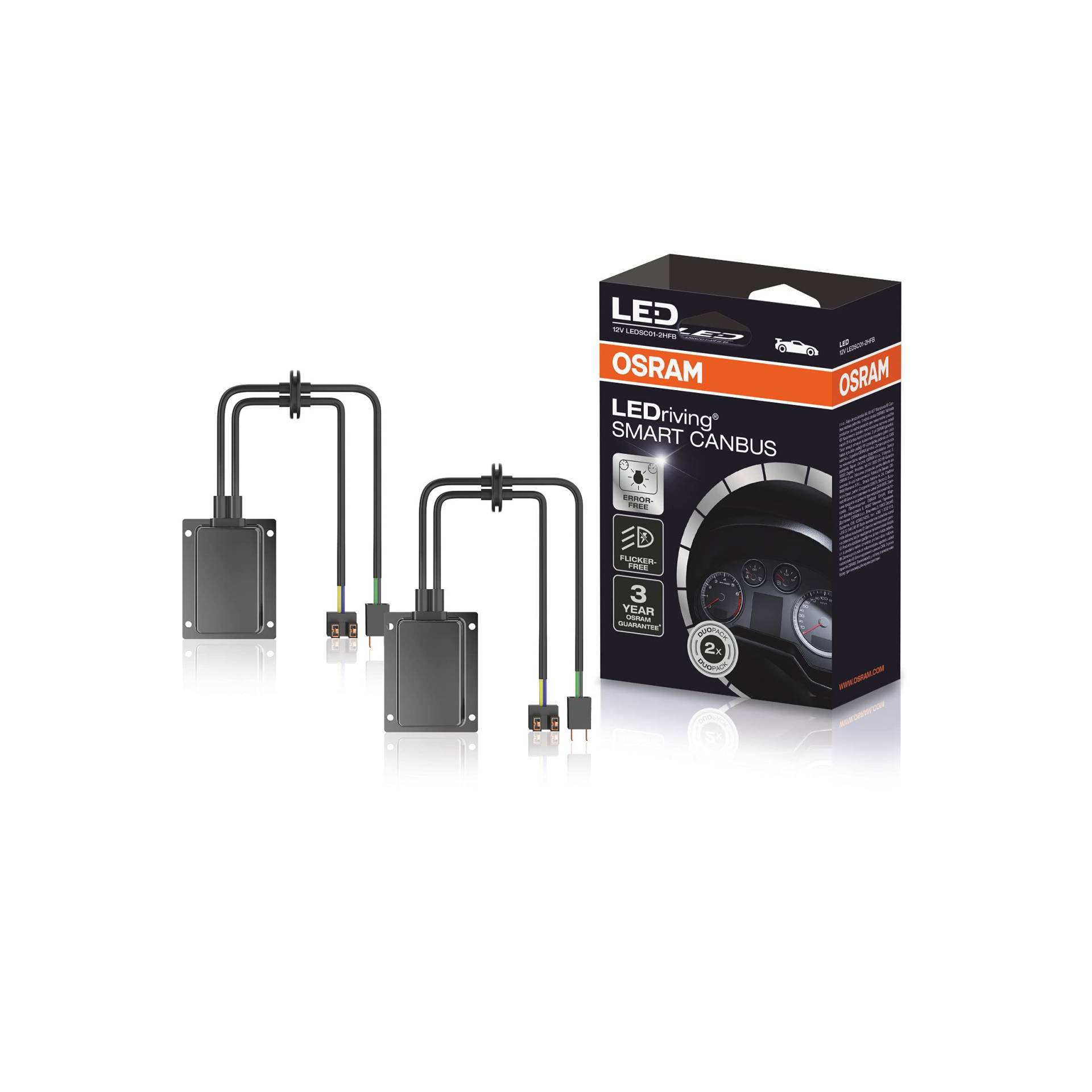 OSRAM LEDriving SMART CANBUS LEDSC01 Offroad Bypass eines Fahrzeuglampenausfallerkennungssystems bei Verwendung einer LED-Nachrüstlampe OSRAM LEDriving SMART CANBUS LEDSC01 Offroad Bypass eines Fahrzeuglampenausfallerkennungssystems bei Verwendung einer LED-Nachrüstlampe von Osram