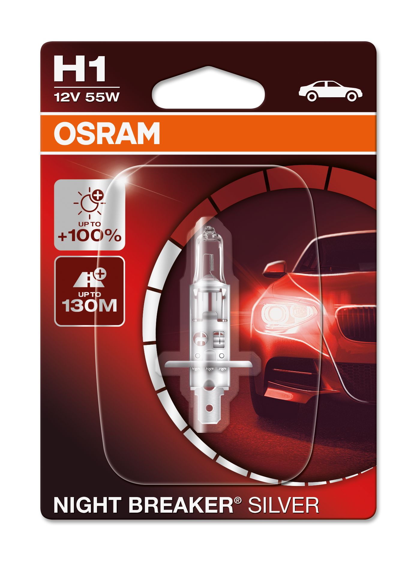 OSRAM Night Breaker Silver H1 12 V, 1 Stück von Osram
