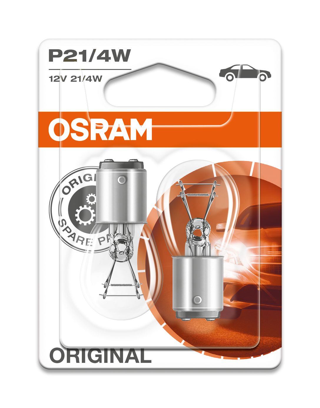 OSRAM P21/4W Glühlampe, 2 Stück von Osram