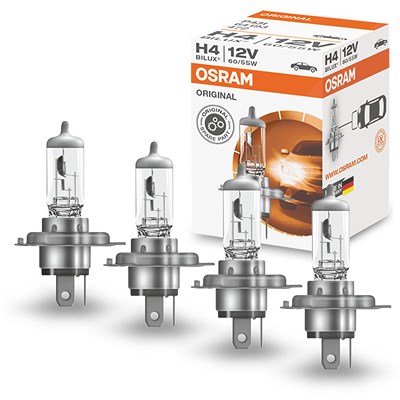 Osram 4x H4 ORIGINAL LINE Faltschachtel [Hersteller-Nr. 64193] von Osram