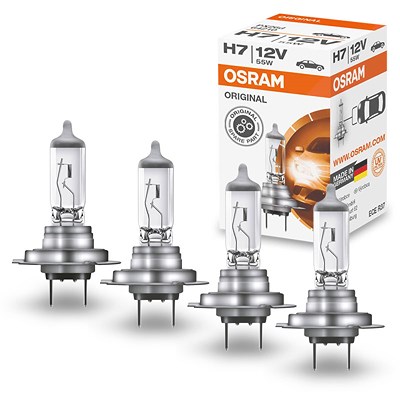 Osram 4x H7 ORIGINAL LINE 12V Faltschachtel [Hersteller-Nr. 64210] von Osram