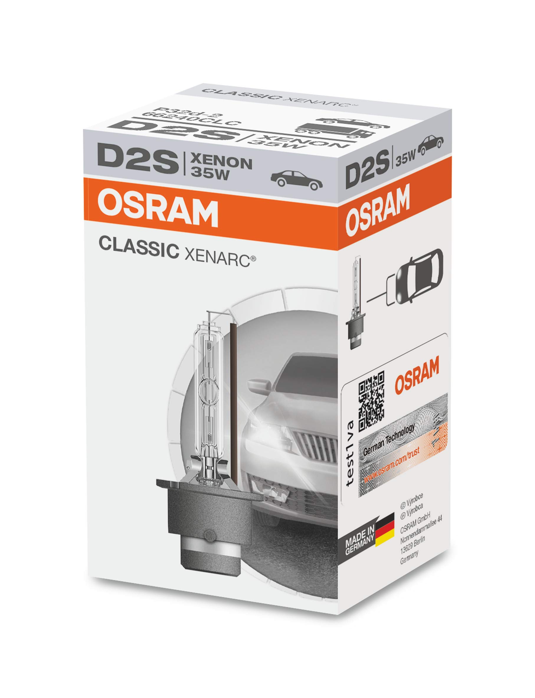 Osram 66250CLC Xenarc Original D2r, Xenon Scheinwerferlampe, 1er Flatschachtel Osram 66250CLC Xenarc Original D2r, Xenon Scheinwerferlampe, 1er Flatschachtel von Osram