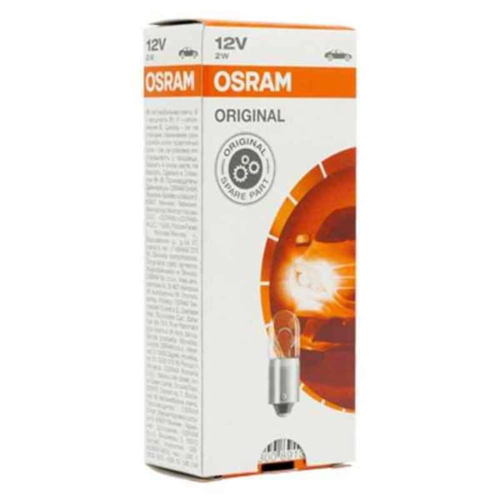OSRAM Autolampe T2W 12V Weiß 2 Watt Ref: 3796 von Osram