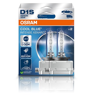 Osram D1S COOL BLUE INTENSE Xenarc 2er Box [Hersteller-Nr. 66140CBN-2HB] von Osram