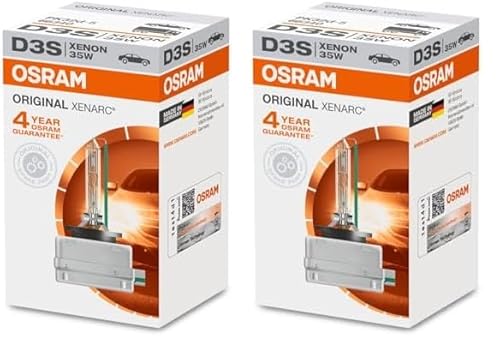 Osram D3S XENARC ORIGINAL HID Xenon OEM 66340HBI (Packung mit 2) von Osram