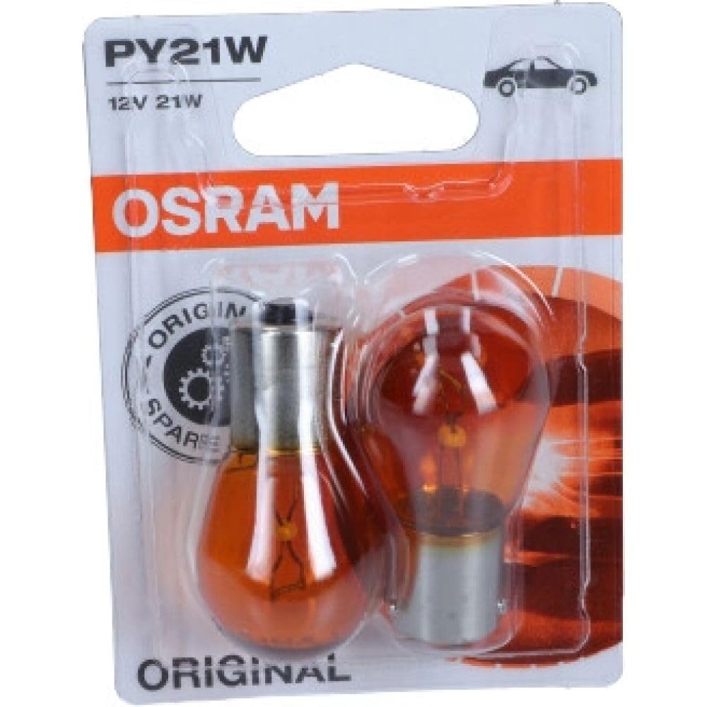 Osram Glühbirnen Original Py21W 12V 21W Bau15S Nebelschlussleuchte von Osram