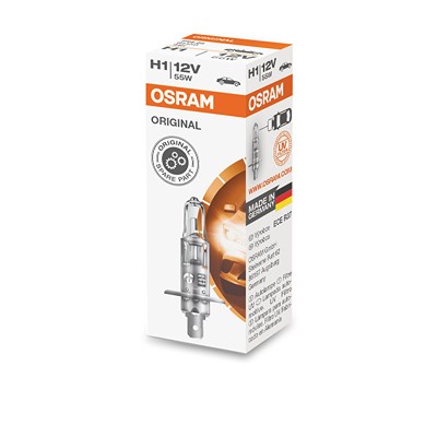 Osram H1 ORIGINAL LINE 55W 12V Faltschachtel [Hersteller-Nr. 64150] für Abarth, Alfa Romeo, Alpina, Audi, BMW, Chevrolet, Citroën, Dacia, Daewoo, Daih von Osram