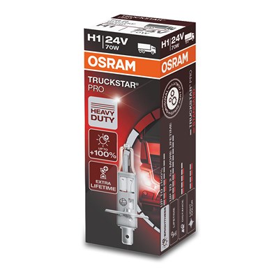Osram H1 TRUCKSTAR® PRO (Next Gen) Glühlampe Faltschachtel [Hersteller-Nr. 64155TSP] für Mercedes-Benz von Osram