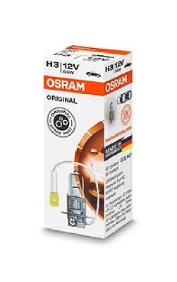 Osram H3 Original Glühlampe Faltschachtel [Hersteller-Nr. 64151] für Abarth, Alfa Romeo, Alpina, Aprilia, Audi, Autobianchi, BMW, Cagiva, Chevrolet, C von Osram