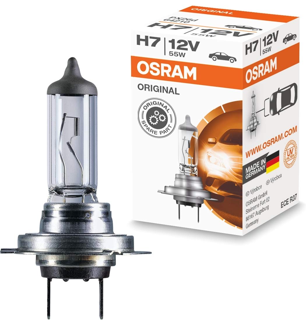 Osram H7 Classic 55 Watt 12 Volt 64210CLC PX26d (2 Stück) Birne von Osram