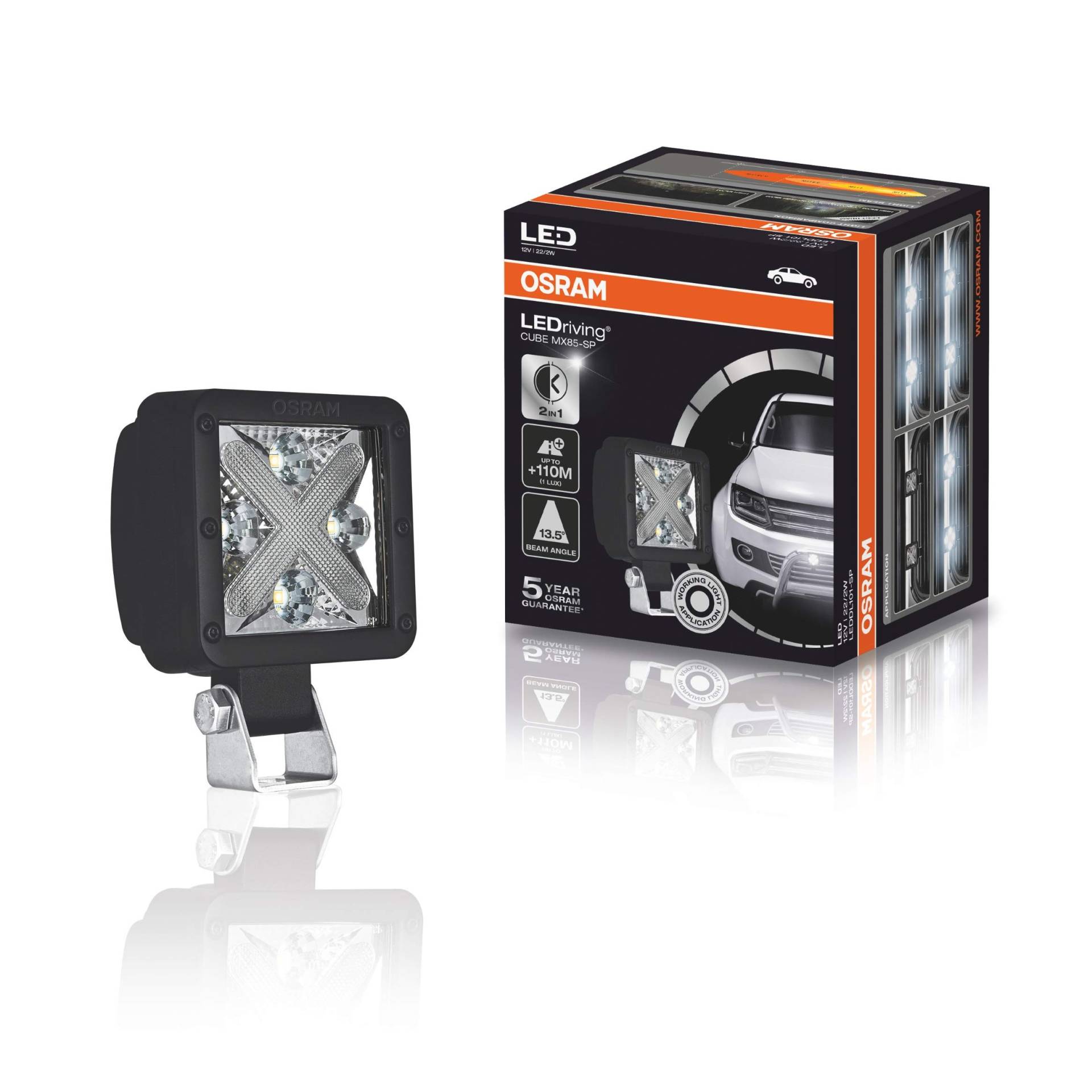Osram LEDDL101-SP LEDriving CUBE MX85-SP LED Arbeitsscheinwerfer, 85 x 57 x 121,5 mm Osram LEDDL101-SP LEDriving CUBE MX85-SP LED Arbeitsscheinwerfer, 85 x 57 x 121,5 mm von Osram