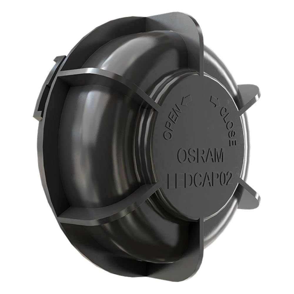 OSRAM LED Driving Cap für Night Breaker H7-LED, Ersatz für Originalscheinwerferkappen (Lieferumfang: 2 Kappen), Schwarz, LEDCAP02 von Osram