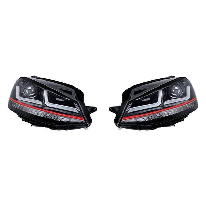 Osram Ledriving LED Scheinwerfer, GTI Edition als Halogenersatz zur Umrüstung auf LED, LEDHL103-GTI, für Linkslenkerfahrzeuge (1 Komplett-Set) von Osram