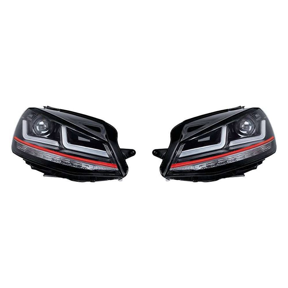 Osram Ledriving LED Scheinwerfer, GTI Edition als Halogenersatz zur Umrüstung auf LED, LEDHL103-GTI, für Linkslenkerfahrzeuge (1 Komplett-Set) von Osram