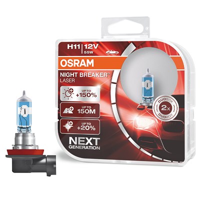 Osram NIGHT BREAKER® LASER H11 Duobox [Hersteller-Nr. 64211NL-HCB] von Osram