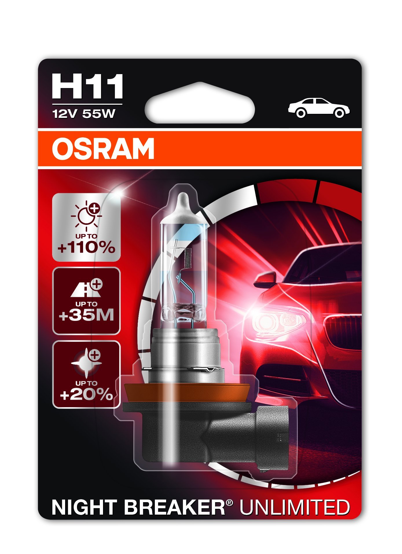 Osram 64211NBU-01B Kennzeichenbeleuchte, 55 W, Einzelblister von Osram