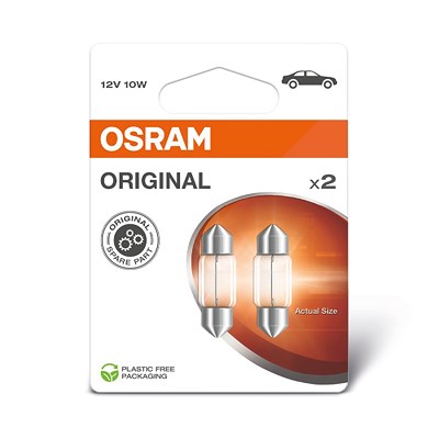 Osram ORIGINAL Glühlampe [Hersteller-Nr. 6438] für Abarth, Audi, BMW, Chevrolet, Daewoo, Fiat, Ford, Honda, Hyundai, Isuzu, Kia, Mazda, Mercedes-Benz, von Osram