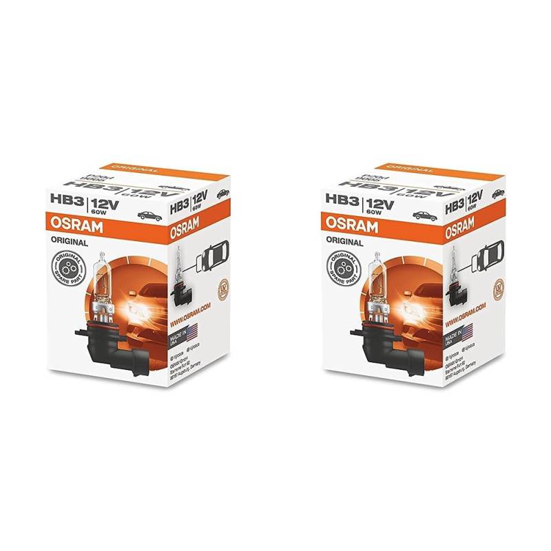 Osram ORIGINAL HB3, 9005, 12V, 1er Faltschachtel (Packung mit 2) von Osram