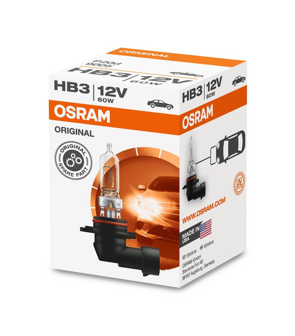 Osram ORIGINAL HB3, 9005, 12V, 1er Faltschachtel Osram ORIGINAL HB3, 9005, 12V, 1er Faltschachtel von Osram