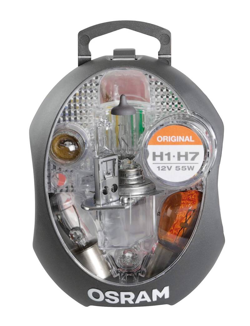 Osram CLK H1/H7 Original Ersatzlampenbox, Halogen-Scheinwerferlampen und Signallampen, Weiß von Osram