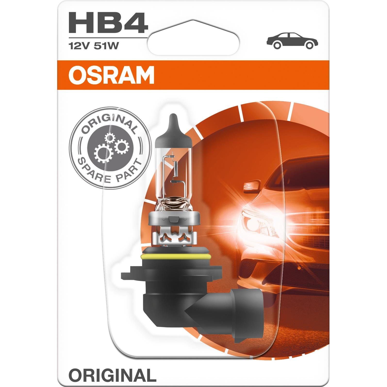 Osram Original Leuchtmittel HB4 12V/51W Stecksockel P22d von Osram