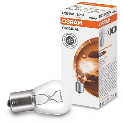 Osram P21W Glühlampe [Hersteller-Nr. 7506] für Abarth, Alfa Romeo, Alpina, Aprilia, Audi, Austin, Autobianchi, BMW, Cagiva, Chevrolet, Chrysler, Citro von Osram