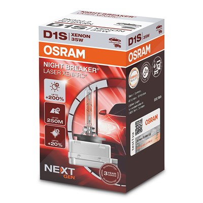 Osram XENARC NIGHT BREAKER LASER D1S - NEXT GEN - Faltschachtel [Hersteller-Nr. 66140XNN] von Osram
