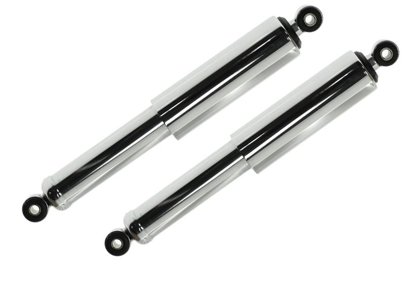 2x Federbein chrom Schwalbe, KR51-1 Star hinten, Stoßdämpfer für Simson kurz von Ost2rad