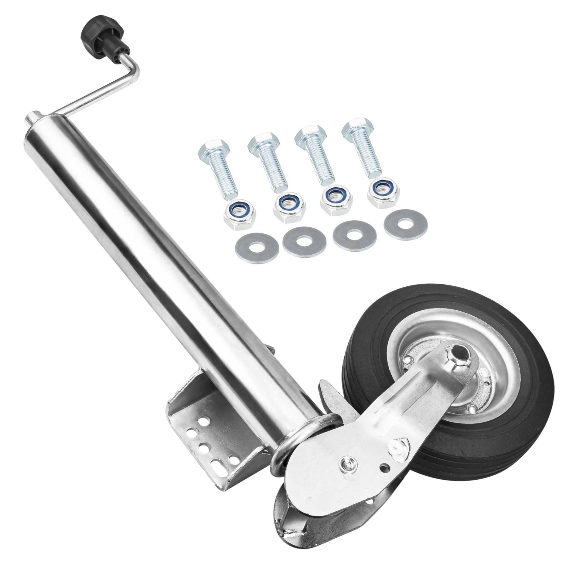 Anhänger Stützrad Automatik 60 mm klappbar | Stützlast 400 kg mit Montiersatz | Hochleistungs Stützrad für Trailer und PKW Anhänger, Robustes und Verstellbares Stützrad Anhänger Stützrad Automatik 60 mm klappbar | Stützlast 400 kg mit Montiersatz | Hochleistungs Stützrad für Trailer und PKW Anhänger, Robustes und Verstellbares Stützrad von otgerlensker products