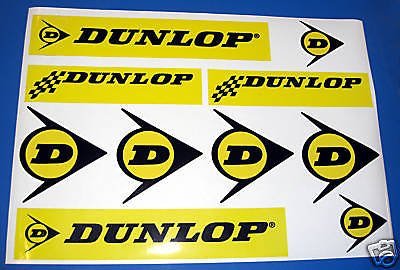 Other Dunlop Retro Rally Rennwagen Motorrad Aufkleber von Other