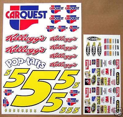 RC Nascar Auto Quest Marke Martin 1/10th aufkleber sticker von Other