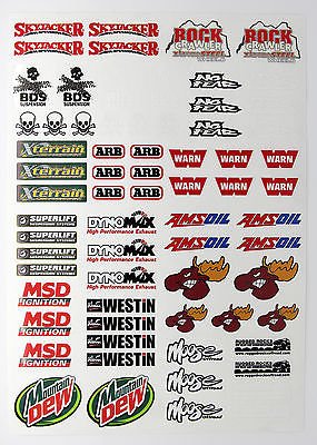 RC STEIN KRABBELN Aufkleber sticker Rough Rider BAJA Scorcher von Other