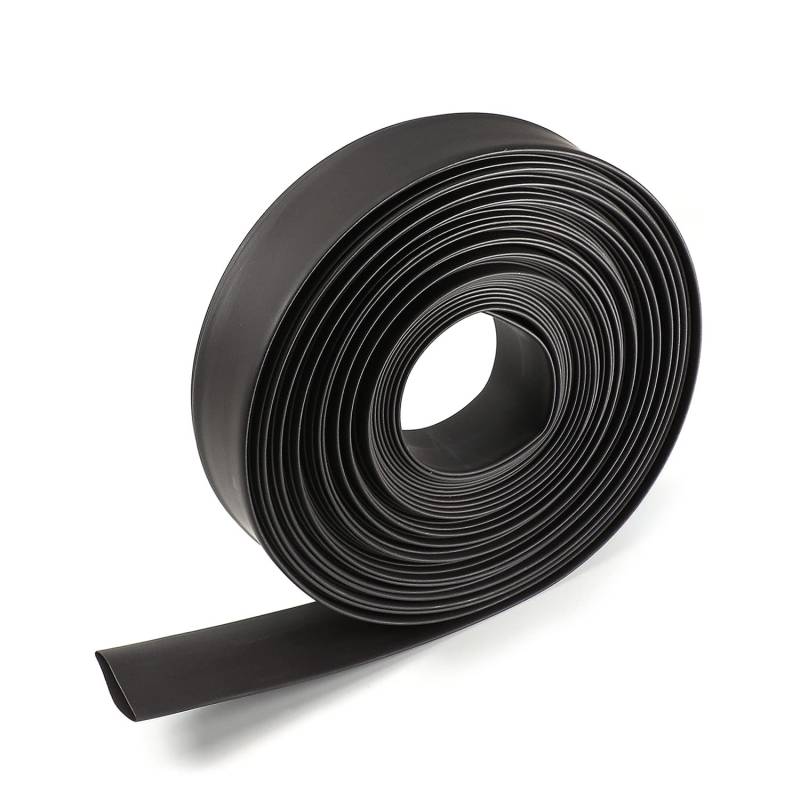 Othmro Polyethylen-Schrumpfschlauch, 16 mm Durchmesser, 10 m Länge, 2:1, elektrischer Isolierschlauch, Draht-Schlauch, schwarz, 1 Stück von Othmro