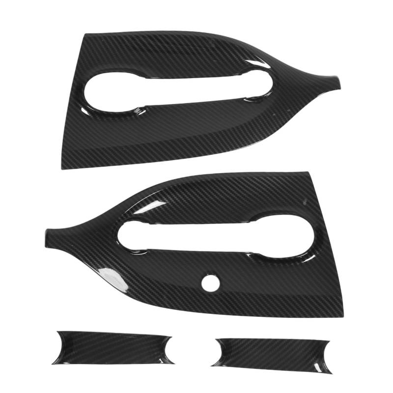 Außentürgriffschalen-Abdeckungsverkleidung, Auto-Karbonfaser-Stil, Außen-Facelift-Upgrade-Zubehör, Ersatz Für Smart Fortwo C453 A453 2016–2023 von Otufan