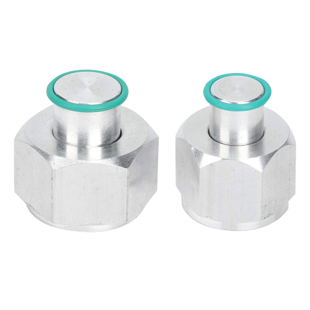 Otufan 2-teiliges AC-Block-Off-Kit für Hinten, CNC-Aluminiumlegierung-AC-Block-Off-A/C-Armaturen für Hinten, Passend Für 2004–2011 Car Modification Accessories Otufan 2-teiliges AC-Block-Off-Kit für Hinten, CNC-Aluminiumlegierung-AC-Block-Off-A/C-Armaturen für Hinten, Passend Für 2004–2011 Car Modification Accessories von Otufan