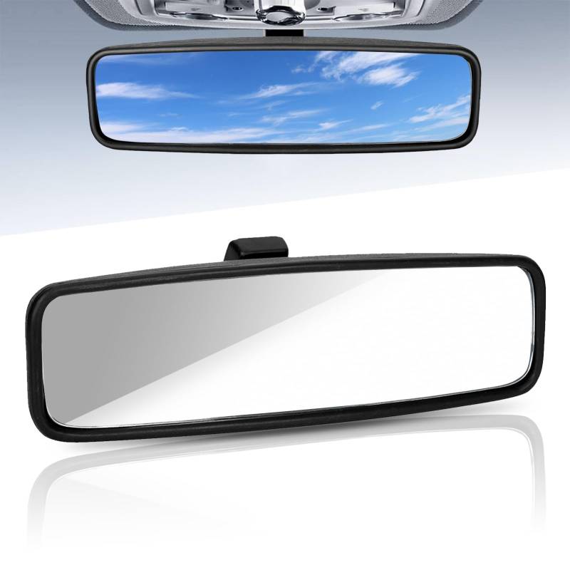 Otufan Auto Rückspiegel, Innenrückspiegel Auto Zubehör Ersatz, ABS und Glasgehäuse 814842 Für Peugeot 107/206/106 von Otufan