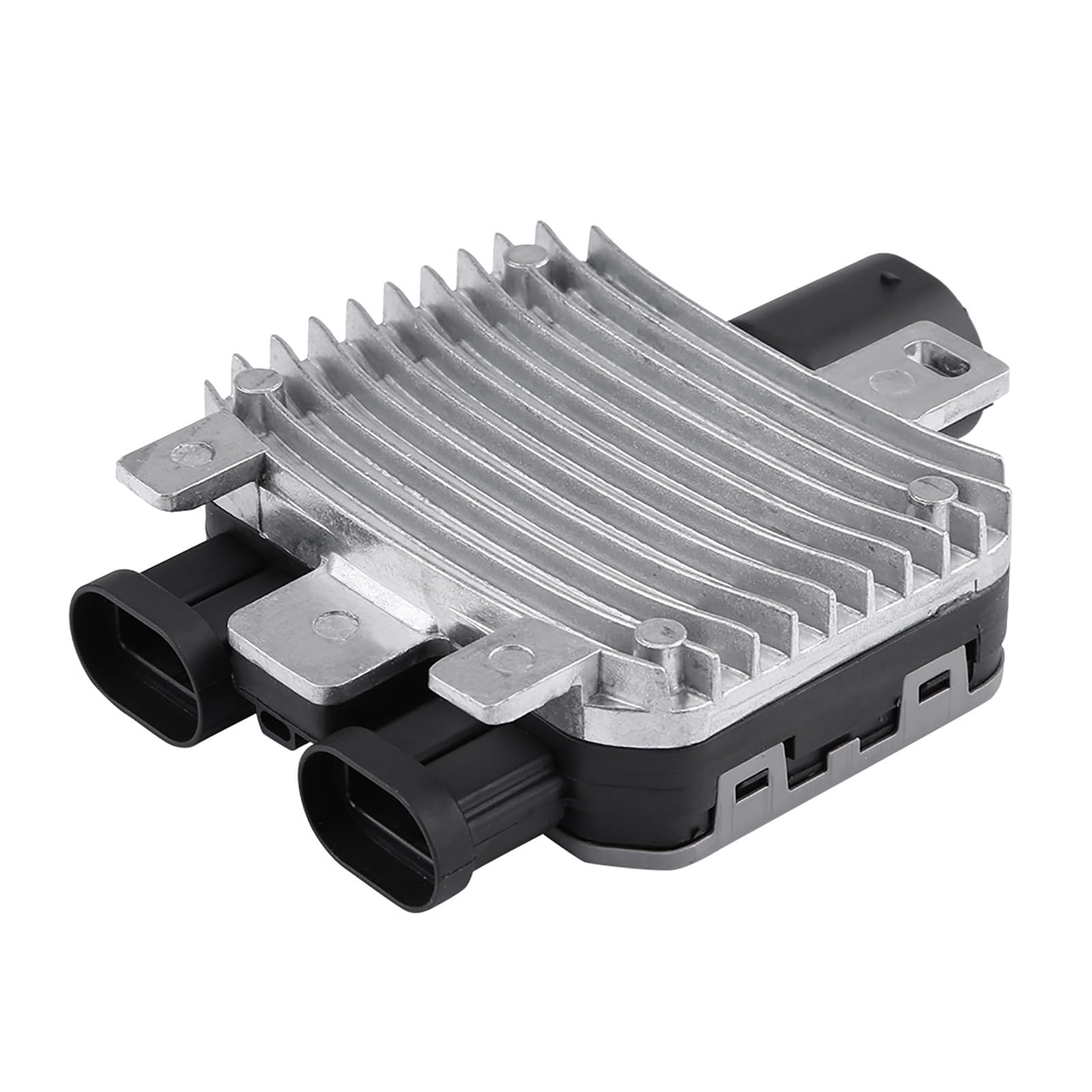 Otufan Steuermodul für Kühlerlüfter, Aluminium Kühlgebläse Motorsteuermodul Schwarzes Sliver, Auto Kühler Steuermodul Für 7T43-8C609-Ba 7G919A819Aa Otufan Steuermodul für Kühlerlüfter, Aluminium Kühlgebläse Motorsteuermodul Schwarzes Sliver, Auto Kühler Steuermodul Für 7T43-8C609-Ba 7G919A819Aa von Otufan