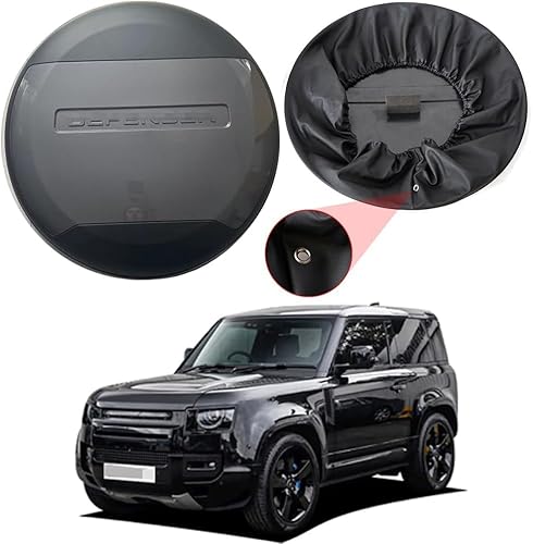 Portecor Carpathian Grau ABS Reserveradabdeckung für Land Rover Defender 110/90/130 (2020-2024) | Hochwertige Kunststoff-Heckradabdeckung | Wasserdicht, UV-beständig & Stylisches Tuning-Zubehör von Ouhonix