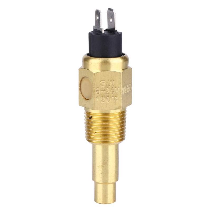 Oumefar M14 * 1 , 5 98 ℃ VDO 6~24 V Messing Niedrigenergieverbrauch Motorwassertemperatursensor Motorzubehör für Ölwassertemperatur Temperaturanzeige montieren von Oumefar