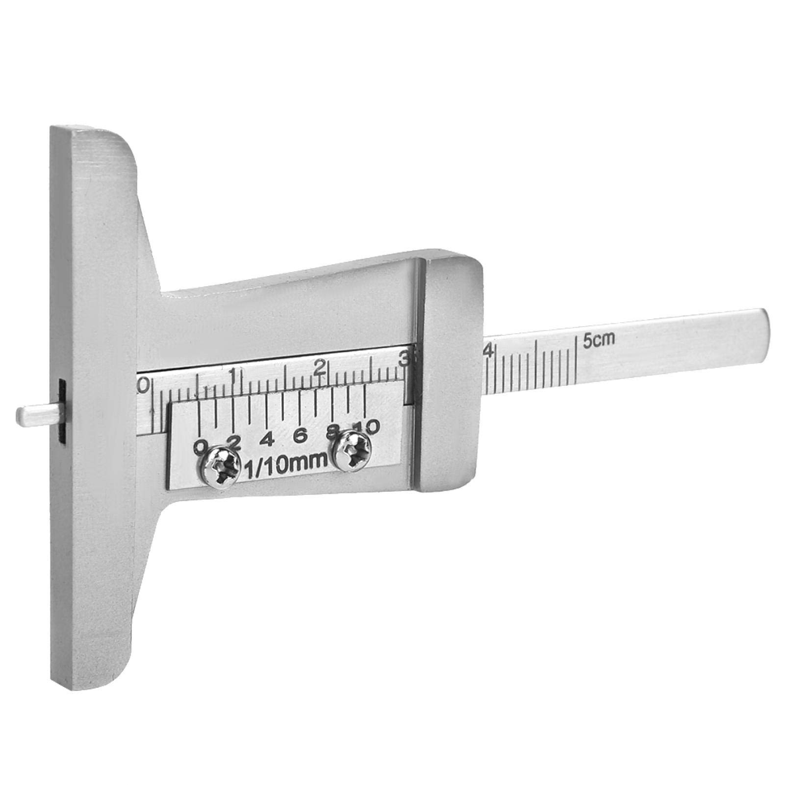 Oumefar 10 mm Reifen Reifenprofiltiefenanzeige 0,1 mm Genauigkeit Profiltiefe Bremssattel Edelstahl Rad Reifentiefenmesser für PKW LKW Motorrad Oumefar 10 mm Reifen Reifenprofiltiefenanzeige 0,1 mm Genauigkeit Profiltiefe Bremssattel Edelstahl Rad Reifentiefenmesser für PKW LKW Motorrad von Oumefar