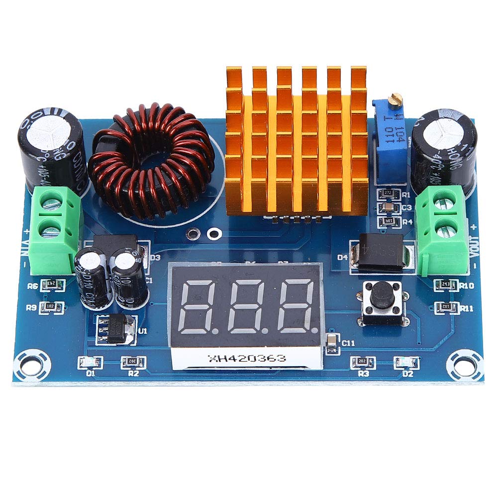 Oumefar DC DC Boost Einstellbarer Aufwärtswandler 3 bis 35 V 5 V bis 45 V Spannungsregler Stromversorgungsmodul 5 A Volt Transformatorplatine mit gut verhaltener Kühlplatte Oumefar DC DC Boost Einstellbarer Aufwärtswandler 3 bis 35 V 5 V bis 45 V Spannungsregler Stromversorgungsmodul 5 A Volt Transformatorplatine mit gut verhaltener Kühlplatte von Oumefar