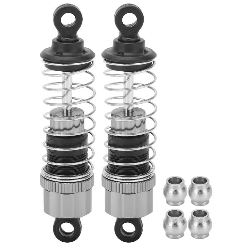 Oumefar RC Stoßdämpfer Set, M16100A, Verbesserter, ölgefüllter Dämpfer, Ganzmetall-Absorber für 16889 1/16 RC-Autoteile von Oumefar