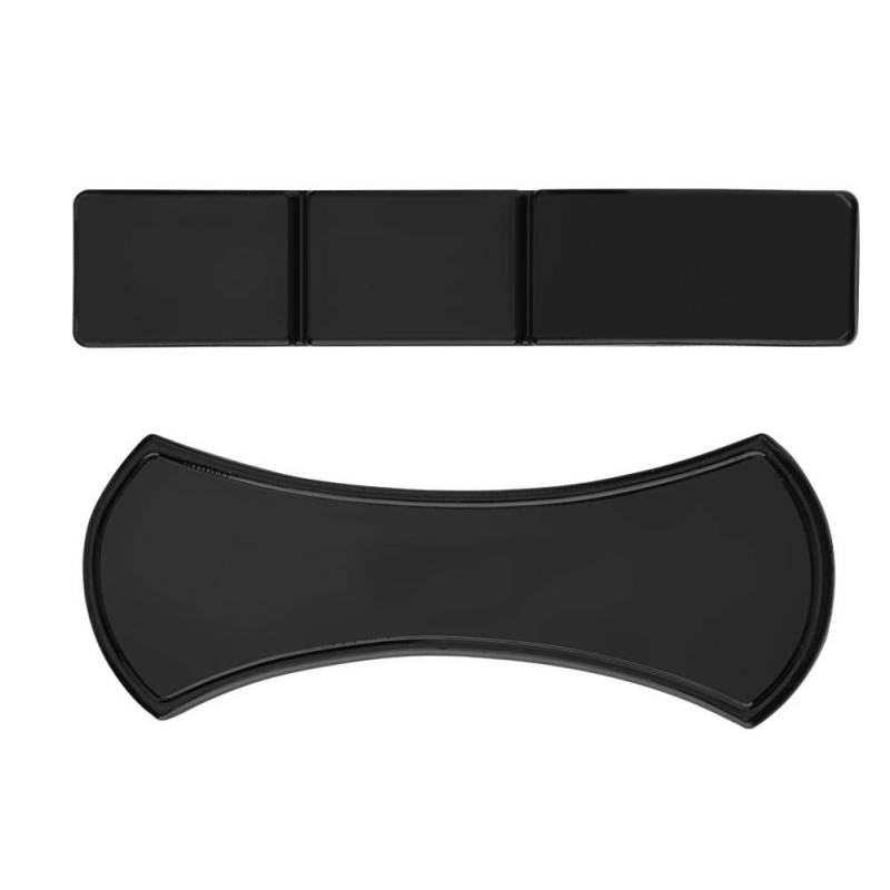 Oumij Nano Gummiauflage 2 Stück,Auto Anti Rutsch Pads Magic Nano Gummiauflage Universal Sticky Gel Pad Handyhalter Fixate Gel Pad Gummiauflage Halterung für Auto/Handy (Schwarz) von Oumij