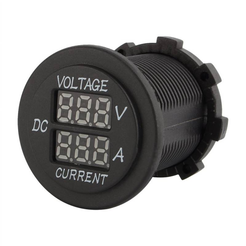Digital Voltmeter Amperemeter - Hochpräzises Auto Motorrad DC 12-24V Dual LED Digital Voltmeter Amperemeter Amp Volt Meter Guage von Outbit