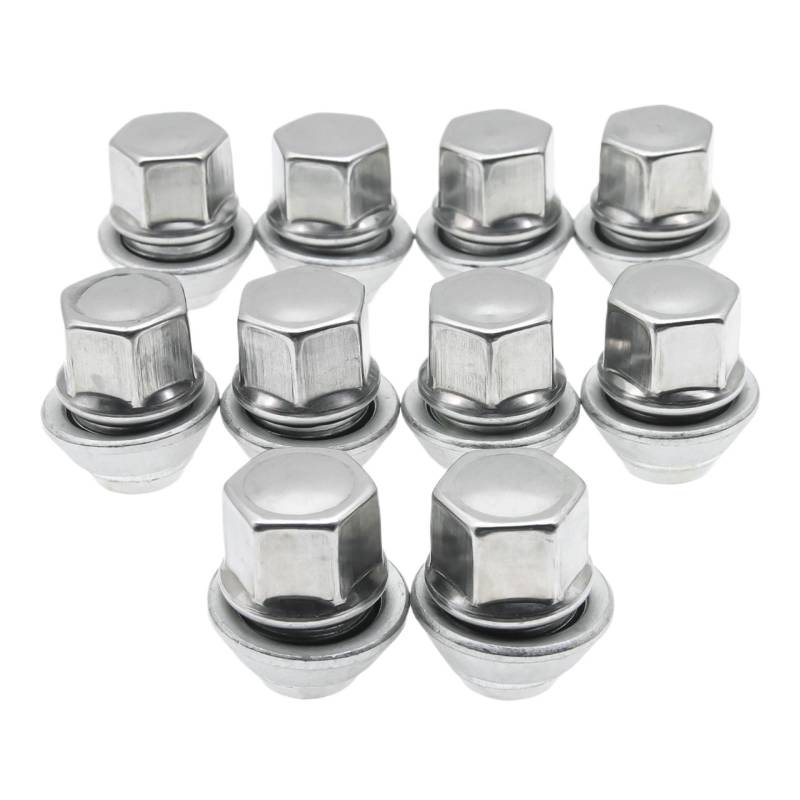 10 Stück 19MM Schraube Lug Bolzen Reifen Mutter Alloy Stahl Rad M12x1.5 von Ouxk