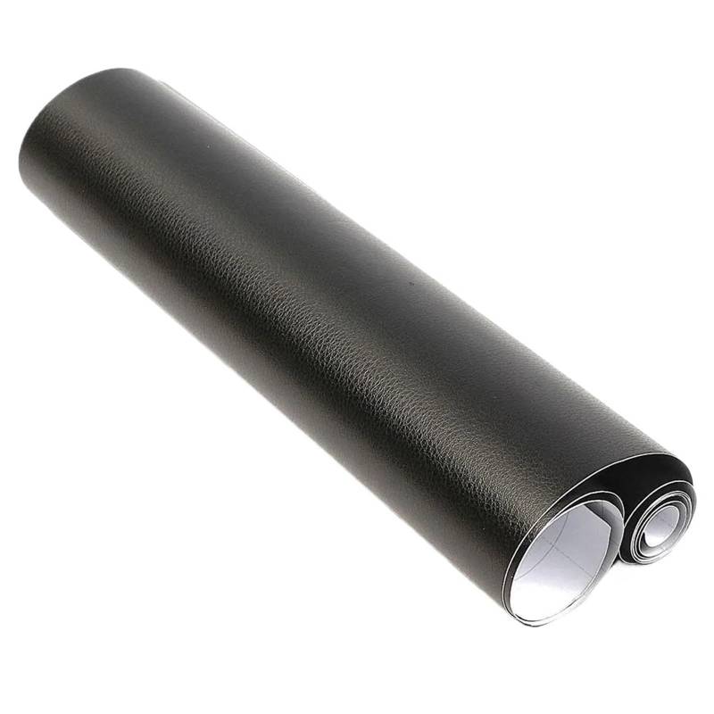 100 x30CM Schwarz Auto Innen Dekor DIY 3D Leder Textur Auto Dashboard Trim Film Vinyl Blatt Aufkleber Vehilce Körper Abdeckung Aufkleber von Ouxk