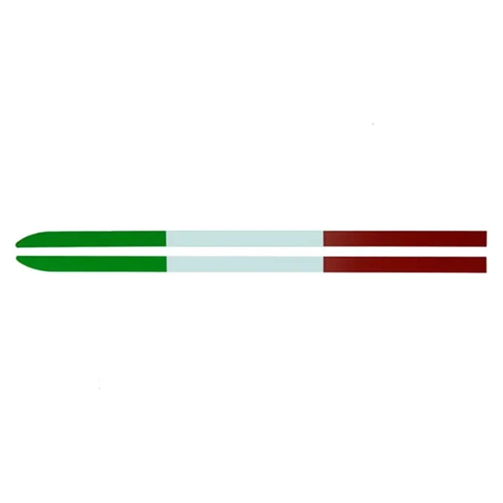 19CM 2PCS Auto Aufkleber Streifen Reflektierende Dekoration for Rückspiegel(Italy) von Ouxk