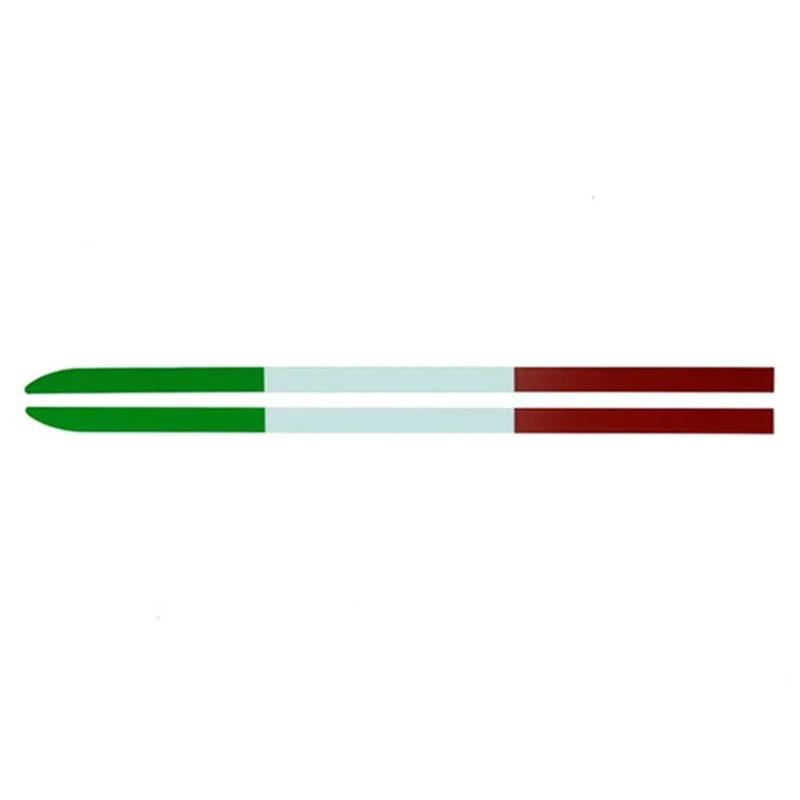 19CM 2PCS Auto Aufkleber Streifen Reflektierende Dekoration for Rückspiegel(Italy) von Ouxk