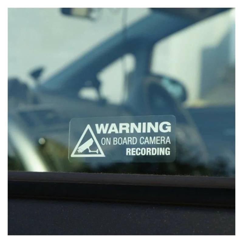 1Pc Warnung An Bord Kamera Aufnahme Fenster LKW Auto Vinyl Aufkleber Schmücken Auto Styling Dekoration Werkzeug von Ouxk