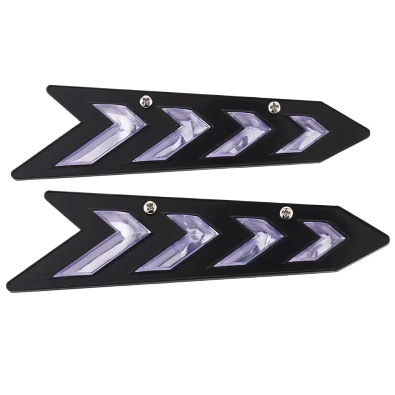 2 Stücke Auto Wischer Separator Protector Auto Wischer Dekorative Spoiler Auto Scheibenwischer Hilfe Presser(Black) von Ouxk